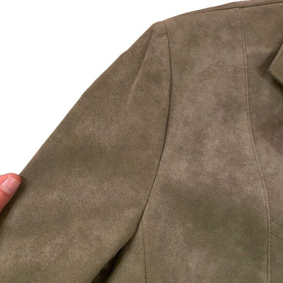 EUC Vintage Khaki Ultra Suede Blazer - Picture 14 of 14